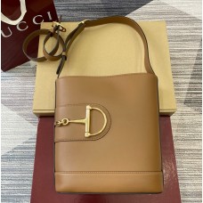 Gucci 73 medium bucket bag GU833660L-brown