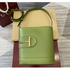 Gucci 73 medium bucket bag GU833660L-green