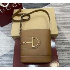 Gucci 73 Small bucket bag GU833665L-brown
