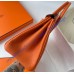 Hermes Birkin 35cm Togo Leather Palladium Hardware H8835W-orange