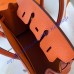 Hermes Birkin 35cm Togo Leather Palladium Hardware H8835W-orange