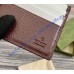 Gucci leather interior bi-fold wallet GUW768243-black-wine