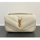 Saint Laurent LOULOU MINI in lambskin YSL821749-cream