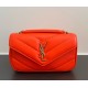 Saint Laurent LOULOU MINI in lambskin YSL821749-orange