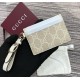 Gucci GG Emblem card case with strap GUW819121-beige