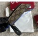 Gucci GG Emblem card case with strap GUW819121-black
