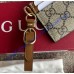 Gucci GG Emblem card case with strap GUW819121-brown