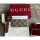 Gucci GG Emblem card case with strap GUW819121-brown