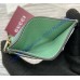 Gucci GG Emblem card case with strap GUW819121-green