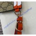 Gucci GG Emblem card case with strap GUW819121-orange