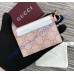 Gucci GG Emblem card case with strap GUW819121-pink