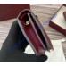 Gucci Imprint card case GUW847207-wine