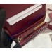 Gucci Imprint card case GUW847207-wine
