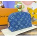 Louis Vuitton Pochette Cosmetique Pm M28050-blue