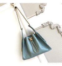 Chanel 25 Small Handbag C5293A-blue