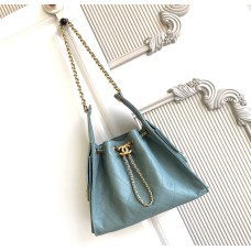 Chanel 25 Small Handbag C5293A-blue