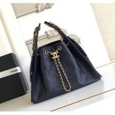 Chanel 25 Small Handbag C5293A-dark-blue