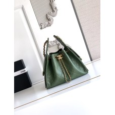 Chanel 25 Small Handbag C5293A-green