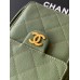 Chanel 25 Small Handbag C5293A-green