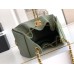 Chanel 25 Small Handbag C5293A-green