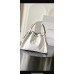 Chanel 25 Small Handbag C5293A-white