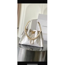 Chanel 25 Small Handbag C5293A-white