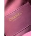 Chanel 25 Small Handbag C5293A-wine