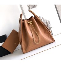 Chanel 25 Medium Handbag C5311A-caramel