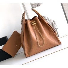 Chanel 25 Medium Handbag C5311A-caramel
