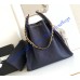 Chanel 25 Medium Handbag C5311A-dark-blue