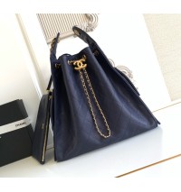 Chanel 25 Medium Handbag C5311A-dark-blue