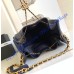 Chanel 25 Medium Handbag C5311A-dark-blue