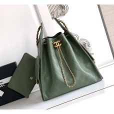 Chanel 25 Medium Handbag C5311A-green