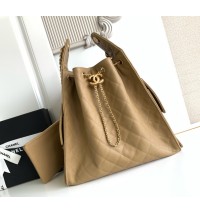 Chanel 25 Medium Handbag C5311A-khaki