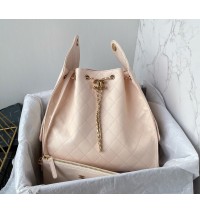 Chanel 25 Medium Handbag C5311A-light-pink
