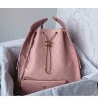 Chanel 25 Medium Handbag C5311A-pink