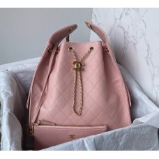 Chanel 25 Medium Handbag C5311A-pink