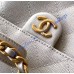 Chanel 25 Medium Handbag C5311A-white