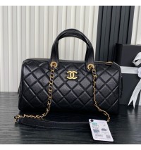 Chanel Large Bowling Bag C5579-AB-black