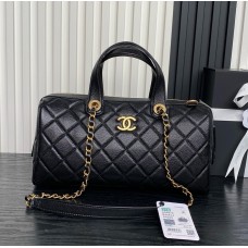 Chanel Large Bowling Bag C5579-AB-black