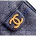 Chanel 25 Mini Handbag C5631A-dark-blue