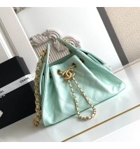 Chanel 25 Mini Handbag C5631A-lake-green