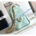 Chanel 25 Mini Handbag C5631A-lake-green