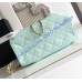Chanel 25 Mini Handbag C5631A-lake-green