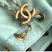 Chanel 25 Mini Handbag C5631A-lake-green