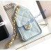Chanel 25 Mini Handbag C5631A-light-blue