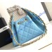 Chanel 25 Mini Handbag C5631A-sky-blue