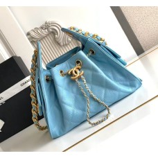 Chanel 25 Mini Handbag C5631A-sky-blue