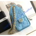 Chanel 25 Mini Handbag C5631A-sky-blue