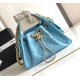 Chanel 25 Mini Handbag C5631A-sky-blue